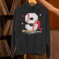 9 Years Old Baseball Birthday Boy 9th Bday Party Unisex Hoodie 9 Years Old Baseball Birthday Boy 9th Bday Party Unisex Hoodie
