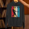 9th Birthday Nine Baseball Batter 9 Year Old Bday Boys Kids Unisex Hoodie