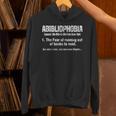 Abibliophobia Definition Reading Bookworm Book Lover Vintage Unisex Hoodie