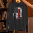 American Flag Baseball Team Baseball Player Baseball Unisex Hoodie