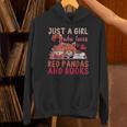 Animal Just A Girl Who Loves Red Pandas And Books Reading Unisex Hoodie Animal Just A Girl Who Loves Red Pandas And Books Reading Unisex Hoodie