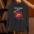 Art Painting School Teacher Superhero Superpower Comic Book For Men Women Unisex Hoodie
