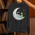 Astronaut And Alien Reading On Moon Space Book Lover Sci Fi Unisex Hoodie Astronaut And Alien Reading On Moon Space Book Lover Sci Fi Unisex Hoodie