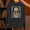 The Audiobook Girl Books Headphones Tarot Card Skeleton Unisex Hoodie The Audiobook Girl Books Headphones Tarot Card Skeleton Unisex Hoodie