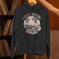 I Axolotl Questions Cute Reading Book Bookworm Librarian Unisex Hoodie