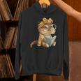 Baby Crocodile Small Book Reading Reptile Graphic Portrait Unisex Hoodie Baby Crocodile Small Book Reading Reptile Graphic Portrait Unisex Hoodie