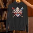 Baseball 2026 Ice Cream Drip Bats For Boys Birthday Graphic Unisex Hoodie Baseball 2026 Ice Cream Drip Bats For Boys Birthday Graphic Unisex Hoodie