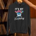 Baseball 6 Year Old Ice Cream Drip 6th Birthday Boy Number 6 Unisex Hoodie