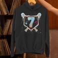 Baseball 7 Year Old Ice Cream Drip 7th Birthday Boy Number 7 Unisex Hoodie Baseball 7 Year Old Ice Cream Drip 7th Birthday Boy Number 7 Unisex Hoodie