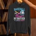 Baseball Or Bows Big Brother Loves You Gender Pink Or Blue Unisex Hoodie
