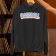 Baseball Bubble Letter Unisex Hoodie