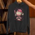 Baseball Drip Ice Cream Breast Cancer Awareness Boys & Girls Unisex Hoodie