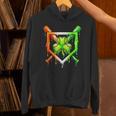 Baseball Drip Ice Cream St Patricks Day Shamrock Unisex Hoodie