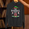 The Baseball Elf Christmas Sport Lovers Xmas Elf Unisex Hoodie