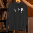 Baseball Heartbeat Pitcher Position Simple Line Art Unisex Hoodie Baseball Heartbeat Pitcher Position Simple Line Art Unisex Hoodie