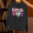 Baseball Ice Cream Drip Coquette Women Girls Mom Mama Unisex Hoodie