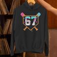 Baseball Ice Cream Drip Number 67 Player Six Seven Meme 6 7 Unisex Hoodie Baseball Ice Cream Drip Number 67 Player Six Seven Meme 6 7 Unisex Hoodie