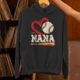 Baseball Nana Baseball Heart Family Matching Unisex Hoodie