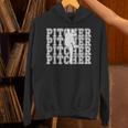 Baseball Pitcher Player Team Sport Lover Family Friends Fans Unisex Hoodie