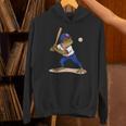 Baseball Puerto Rico Patriotic Flag Boricua Baseball Player Unisex Hoodie