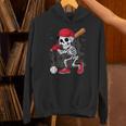 Baseball Skeleton Halloween Playing Unisex Hoodie Baseball Skeleton Halloween Playing Unisex Hoodie