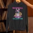 Baseball Is My Valentine Ice Cream Drip Crossed Bats Sport Unisex Hoodie