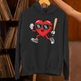 Baseball Valentines Day Heart Boys Sports Love Unisex Hoodie