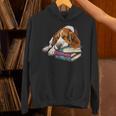 Basset Hound Books Dog Breed Graphic Unisex Hoodie