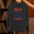Beach Book Club Girl Summer Bookish Beach Day Librarian Unisex Hoodie Beach Book Club Girl Summer Bookish Beach Day Librarian Unisex Hoodie