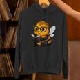 Bee Reading Book Lover Unisex Hoodie