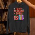 Best Teacher Ever Cute Apple Books School Classroom Vibes Unisex Hoodie