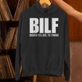 BILF Books I'd Like To Finish Humorous Book Lover Pun Unisex Hoodie BILF Books I'd Like To Finish Humorous Book Lover Pun Unisex Hoodie