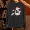 Bite Christmas Vampire Santa Claus Vintage Comic Book Style Unisex Hoodie
