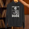 Bone-Chilling Book Skeleton Reading Bookworm Book Lovers Unisex Hoodie