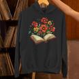 Book With Blooming Flowers Reading Nature Garden Unisex Hoodie Book With Blooming Flowers Reading Nature Garden Unisex Hoodie