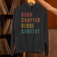 Book Chapter Verse Context Unisex Hoodie