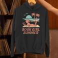 Book Girl Summer Book Reading Retro Sunset Unisex Hoodie Book Girl Summer Book Reading Retro Sunset Unisex Hoodie