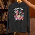 Book Girl Summer Skeleton Reading Books Lovers Beach Unisex Hoodie