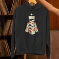 Book Lover Bookworm Librarian Merry Christmas Tree Unisex Hoodie Book Lover Bookworm Librarian Merry Christmas Tree Unisex Hoodie