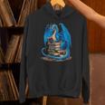 Book Lover Bookworm Reading Books Dragon Unisex Hoodie