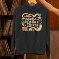 Book Lover Coffee Plants Retro Cozy Succulent Reading Groovy Unisex Hoodie