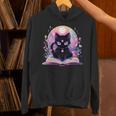 Book Lover Crystal Witchy Cute Cat Kawaii Pastel Goth Unisex Hoodie Book Lover Crystal Witchy Cute Cat Kawaii Pastel Goth Unisex Hoodie