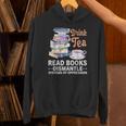 Book Lover Quote Drink Tea Read Books Cool Book Lover Unisex Hoodie