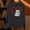 Book Nerd's Book Lover's Valentine's Day Unisex Hoodie
