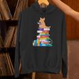 Book Reading Kangaroo Tea Coffee Kawaii Bookworm Unisex Hoodie