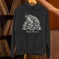 Book Wyrm Fantasy Creature Reading Mythical Art Unisex Hoodie