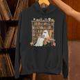 Bookish Ghost Haunted Library Cat Bookworm Book Lover Unisex Hoodie Bookish Ghost Haunted Library Cat Bookworm Book Lover Unisex Hoodie