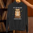 Bookish Girl Present Just a Girl Who Loves Hamster And Books Unisex Hoodie Bookish Girl Present Just a Girl Who Loves Hamster And Books Unisex Hoodie