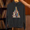 Booklovers Christmas Book Tree Unisex Hoodie