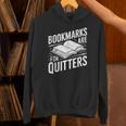 Bookmarks Quote Library Book Reader Unisex Hoodie